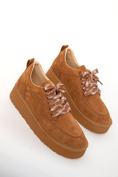 SOHO Tan Suede Women's Sneaker 20935