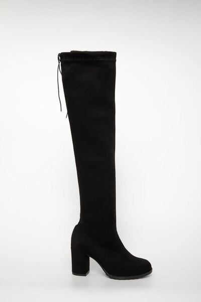 SOHO Černé semišové dámské boty 20990