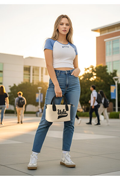 UCLA Beige Women's Hand, Shoulder and Crossbody Bag 05Uc25K9003