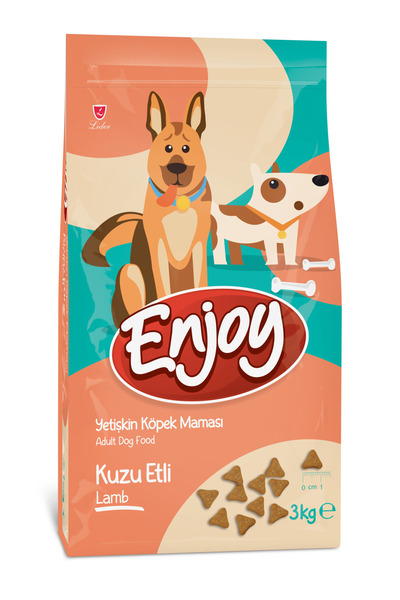Enjoy Kuzu Etli Yetişkin Köpek Maması 3 kg