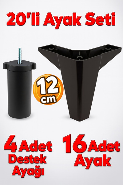 Badem10 Набір з 20 предметів: диван, крісло, телевізор, підставка для телевіз...