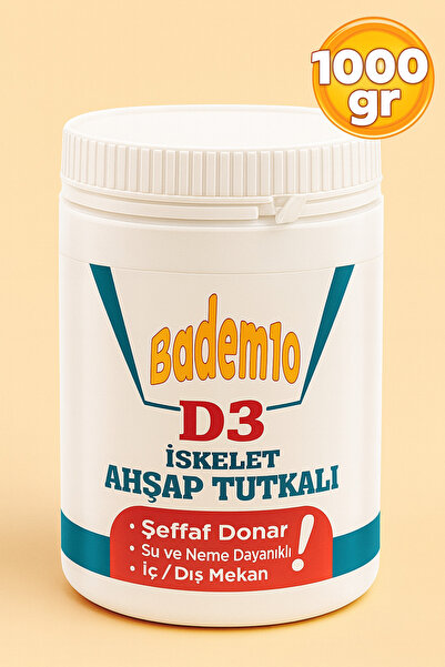 Badem10 D3 Iskelet Ahşap Tutkalı (1 KG) Şeffaf Mobilya Mdf Sunta Tahta Güçlü ...