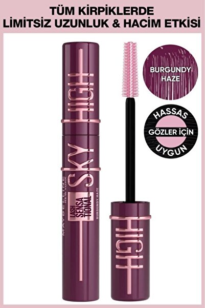 Maybelline New York Lash Sensational Mürdüm Maskara & Sky High Kahverengi Maskara & Khol Paradise Mini Göz Kalemi