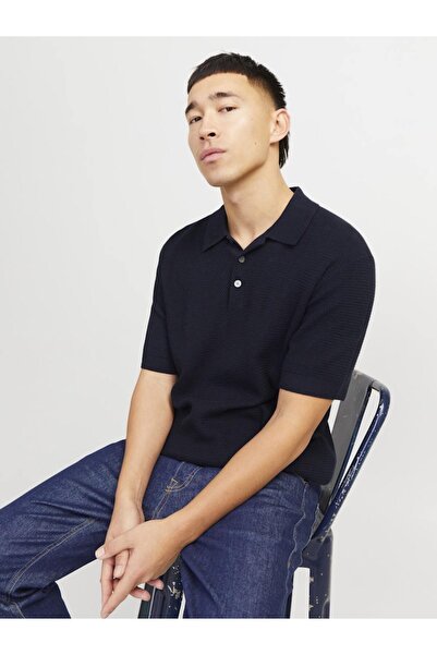 Jack & Jones MALE FLAT KNIT POLO SHIRT