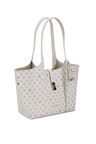 Pierre Cardin Geantă de umăr pentru femei Monogram White 05PO25Y829-1
