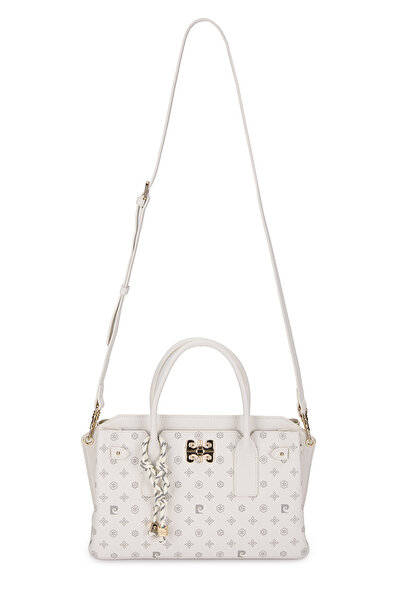 Pierre Cardin Monogram White Women's Shoulder Bag 05Po25Y822-1