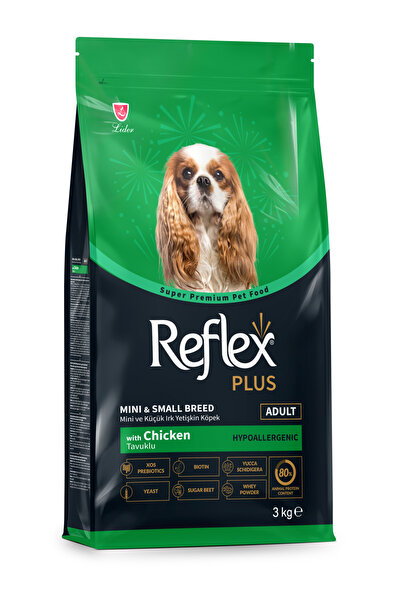 Reflex Plus Hipoalerjenik Mini ve Küçük Irklar için Tavuklu Yetişkin Köpek Maması 3 kg