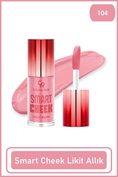Golden Rose Smart Cheek Liquid Blusher 104- Şeftali Pembe Likit Allık 6 ml