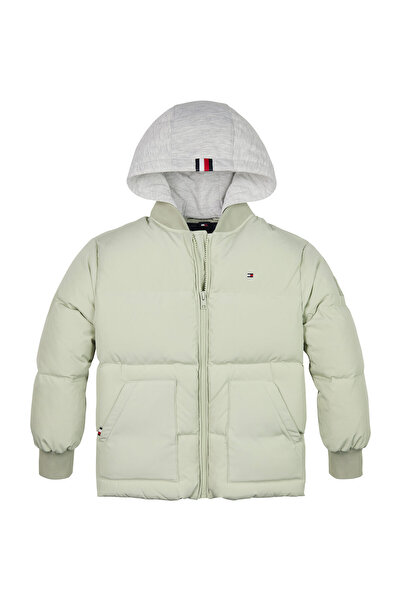 Tommy Hilfiger Пухено яке TOMMY FLAG EMB