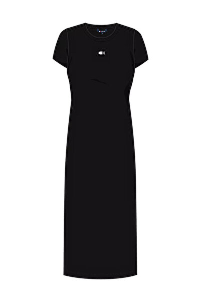 Tommy Hilfiger TJW BADGE RIB MIDI ŠATY EXT