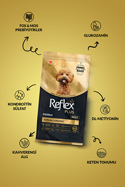 Reflex Plus Hipoalerjenik Poodle Yetişkin Köpek Maması 2 kg