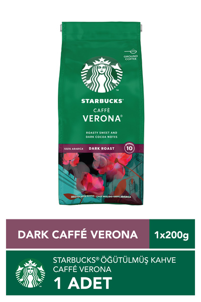 Starbucks Caffe Verona Dark Roast Ground Coffee 200 G