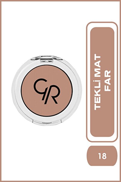 Golden Rose Soft Color Matte Mono Eyeshadow 18 Tekli Mat Far 2,3 g