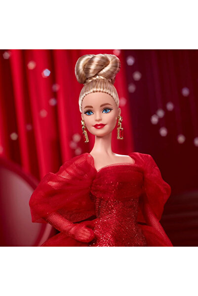 mattel Barbie 80. Yıl Dönümü Koleksiyon Bebek Sarışın JBJ17