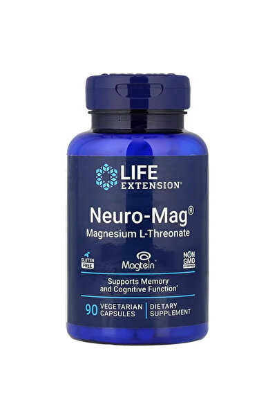 Life Extension Neuro-Mag, Magnesium L-Threonate, 90 Vegetarian Capsules (48 m...