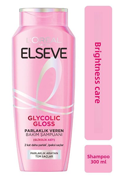 ELSEVE Glycolic Gloss Shine Care Shampoo 300ml