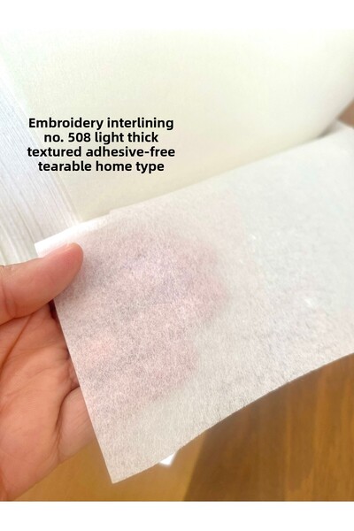 seyranat 508 Tela de broderie cu textura ușoară și groasă, care poate fi rupt...