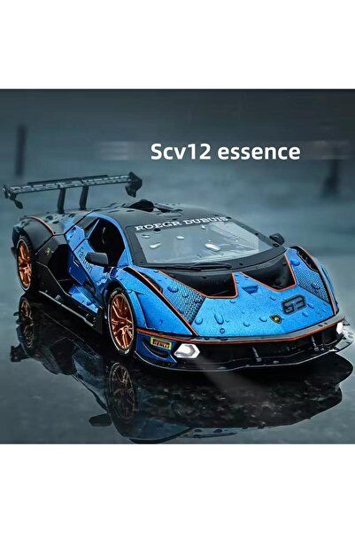 scntoys نموذج سيارة لامبورجيني إيسينزا SCV12 مصبوب بمقياس 1:24، نموذج سيارة ل...