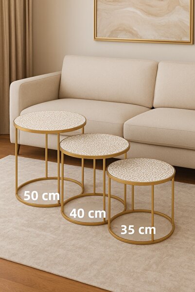 Rona Home غطاء طاولة القهوة المكون من 3 قطع من الخيزران PVC سهل التنظيف، منتج...