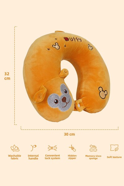 Heybee Luggages NK12005-P Pernă de călătorie pentru gât, viscoelastică, pentr...