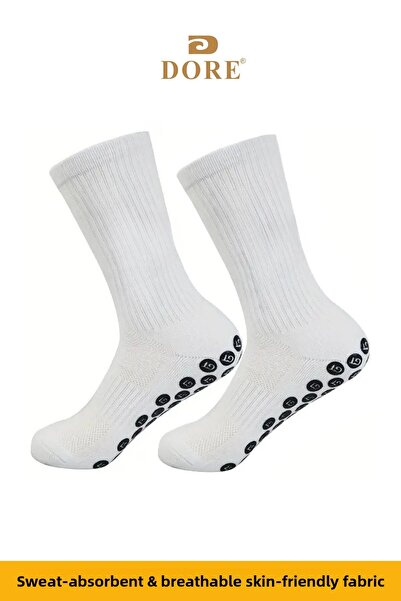 Dore Γνήσιες κάλτσες ποδοσφαίρου για ενήλικες, αντιολισθητικές, Premium που απορροφούν τον ιδρώτα, κάλτσες ποδοσφαίρου για γήπεδο 40-45