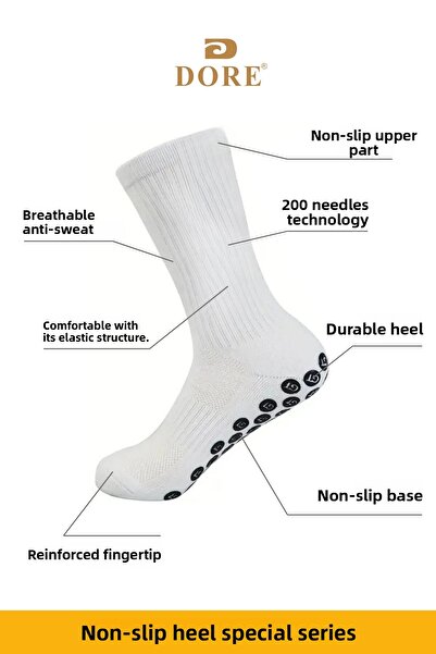 Dore Γνήσιες κάλτσες ποδοσφαίρου 1 ζευγάρι για παιδιά με αντιολισθητική σόλα, που απορροφούν τον ιδρώτα, κάλτσες για ποδοσφαιρόγημα 33-39
