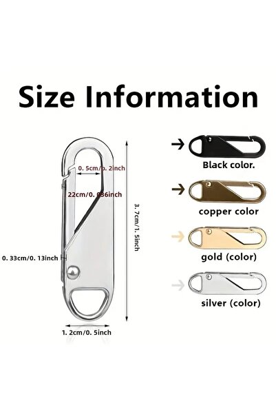 Mavipalandöken 4 Pieces Multifunctional Zipper Drawer Replacement