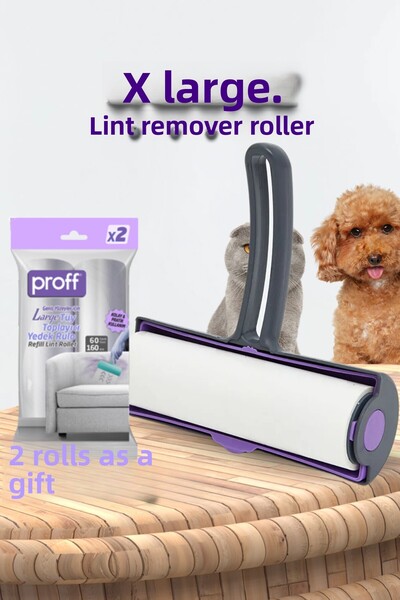 grimorlife Rolă adezivă pentru colectarea părului X Rolă de schimb de dimensi...