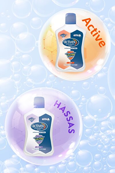 Activex Liquid Soap Sensitive 1.5 Lt + 1 Lt + 500 ml