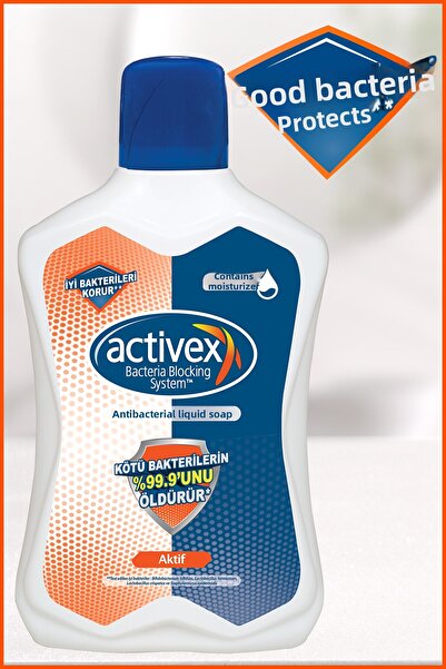Activex Liquid Soap Active 2X1 Lt + 2X500 ml