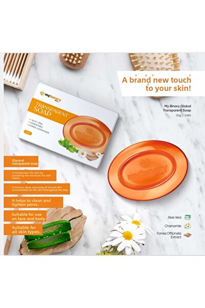 My Binary Global Transparent Soap 125g