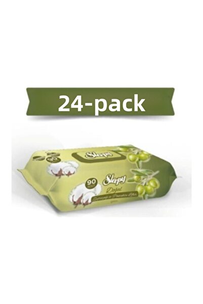 Sleepy منشفة مبللة بزيت الزيتون 90 مناديل مبللة، منشفة 24X90 2160 ورقة