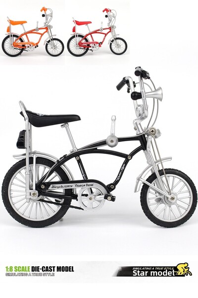 TUENGİ STORE نموذج دراجة معدنية بمقياس 1:10، دراجة كلاسيكية قابلة للتجميع، نم...