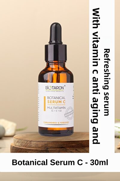 Biotaron سيروم نباتي C - سيروم للبشرة يعطي الحيوية والإشراق - 30 مل