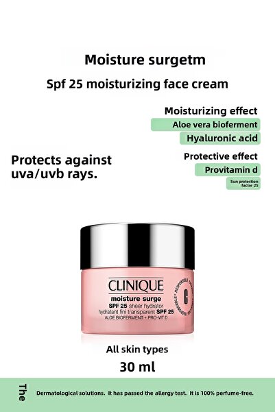 Clinique Moisture Surge ™   Deeply Moisturizing and Protective Cream with Spf...