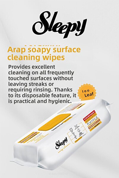 Sleepy 300 Pieces of Arab Soap Surface Towels with Dust Repellent Gift