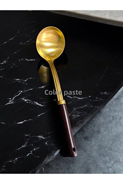 RENK YAPI RÜYASI Soup Ladle, Large Size Ladle, 35cm Soup Cooking and Serving Ladle, Stylish Quality Simple, Convenient