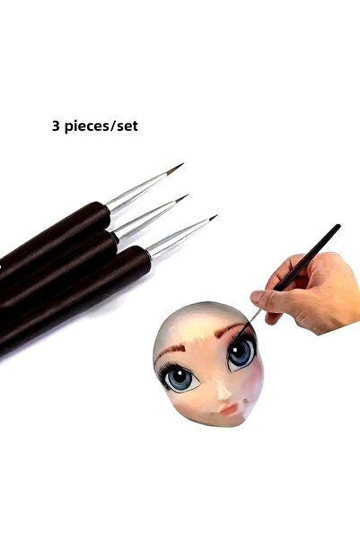 Sanathobi Pensule pentru detalii - vârf fin - set de pensule pentru decorarea...