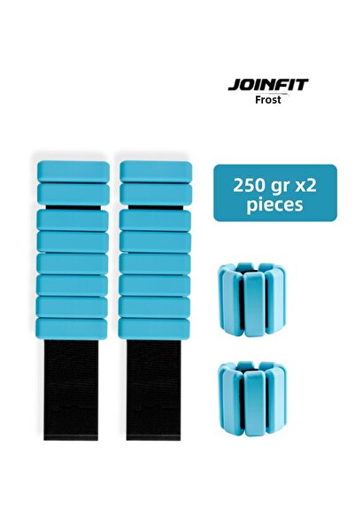 JOINFIT Pro Hand and Ankle Weight Blue 250 Gr X 2 Pieces |   Adjustable Sports and Fitness Equipment
