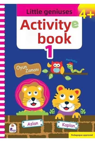 İndigo Kitap Küçük Dahiler Aktivite Kitabı 1 (4 YAŞ)