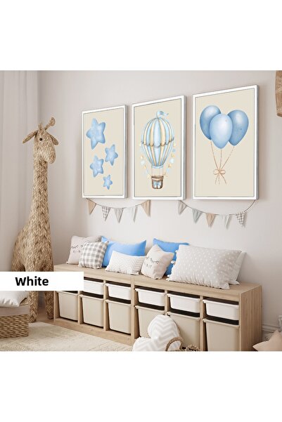 Harikabirev Camera copiilor Living Room-Minimalist Modern Bohem BLUE | CADRU ...