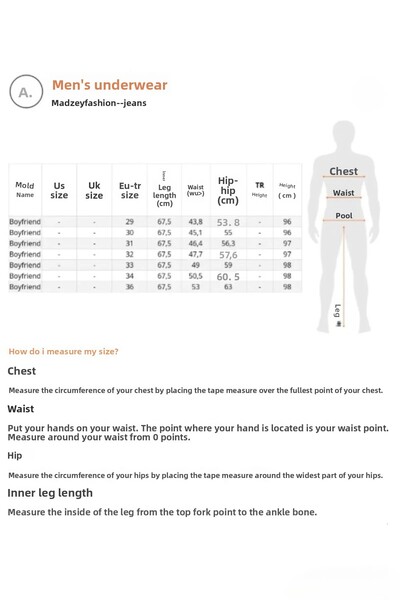 MADZEYMODA Denim Fabric Beige Boyfriend Fit Men's Jean Jeans Ke-835