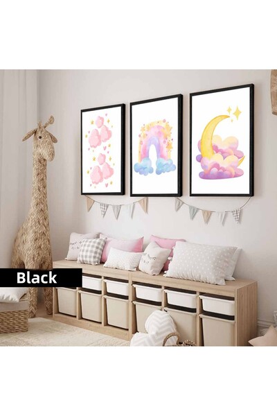 Harikabirev Παιδικό δωμάτιο Σαλόνι-Μινιμαλιστικό Μοντέρνο Μποέμικο Ροζ iRainb...