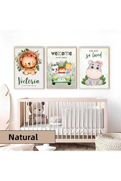 Harika bir ev Cameră pentru copii Living Room-Minimalist Modern Boho ANIMALE ...