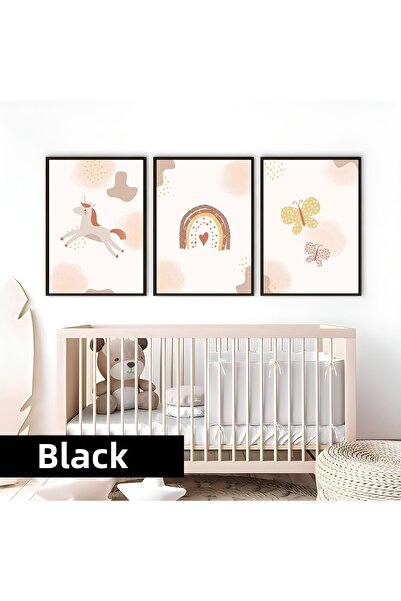 Harikabirev Детска стая Дневна - Минималистичен модерен бохемски стил МЕКА ПЕ...