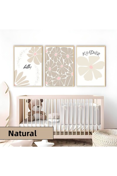 Harika bir ev Παιδικό δωμάτιο Σαλόνι-Μινιμαλιστικό Μοντέρνο Μποέμικο ΦΛΟΡΑΛ Ρ...