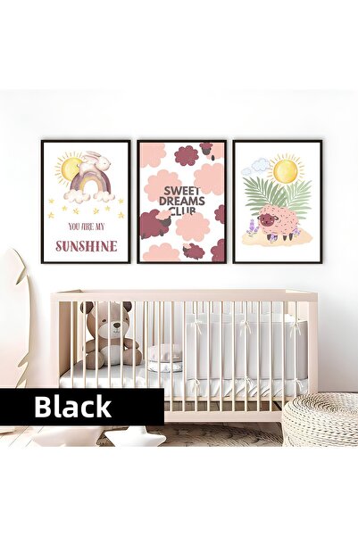 Harika bir ev Παιδικό δωμάτιο Σαλόνι-Μινιμαλιστικό Μοντέρνο Μποέμ ΡΟΖ ΗΛΙΟΦΩΣ...