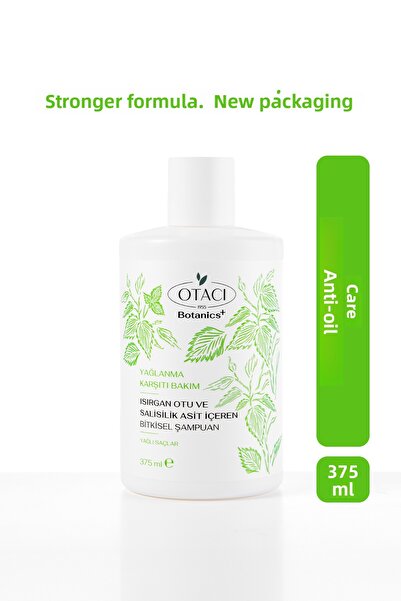 Otacı Botanics + Anti-Oil Treatment - Herbal Shampoo Containing Nettle and Salicylic Acid