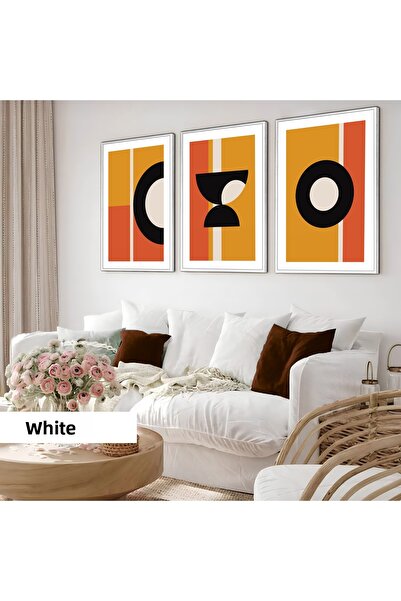 Harika bir ev Camera copiilor Living Room-Minimalist Modern Bohemian Orange n...