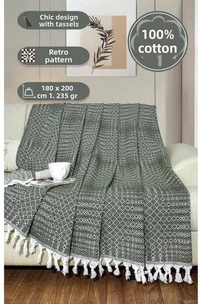 MODALİN Blanket Cotton Riona 180X200 cm